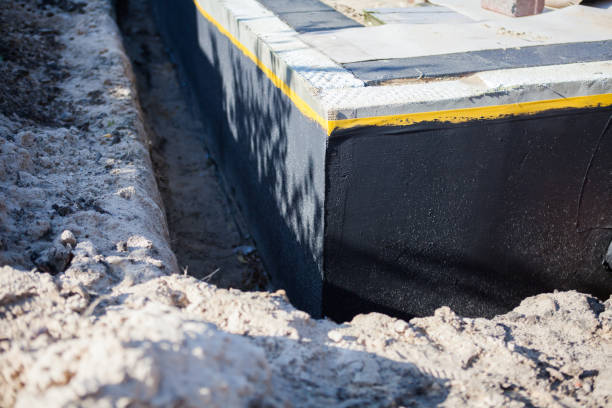 Professional Waterproofing technician working in King, NC